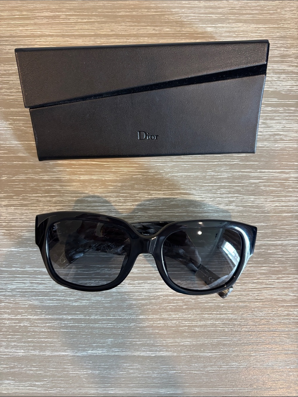 Dior Black Oversized Sunglasses